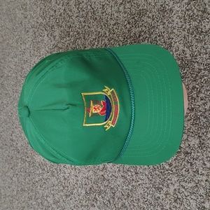 Vintage Kangol Embroidered Galway O.C Adjustable Leather Strapback Cap Rare